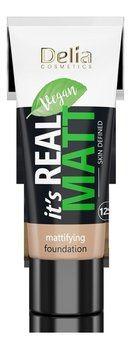 Delia Cosmetics It's Real Matt Podkład matujący odżywczo-nawilżający 104 Sand 30ml - Delia