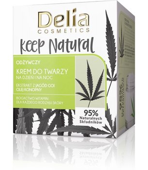 Delia Cosmetics, Keep Natural, odżywczy krem do twarzy na dzień i noc, 50 ml - Delia