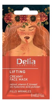 Delia Cosmetics, Maseczka na twarz liftingująca, Kremowa, 8ml - Delia Cosmetics