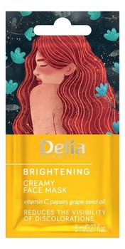 Delia Cosmetics, Maseczka na twarz rozjaśniająca - kremowa, 8ml - Delia Cosmetics