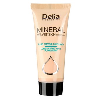 Delia Cosmetics, Mineral Velvet Skin, fluid matujący nr 34, 35 ml - Delia Cosmetics