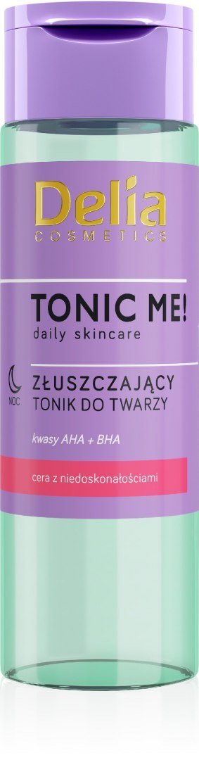 Empik Delia Cosmetics Tonic Me! Tonik do twarzy złuszczający - cera z niedoskonałościami 200ml