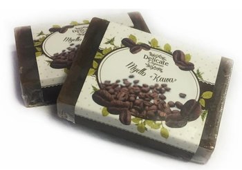 Delicate Organic, naturalne mydło w kostce Kawa, 80 g - Delicate Organic
