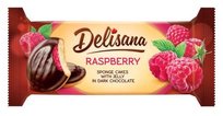 Delisana Ciastka z galaretką malinową 135g Inna marka