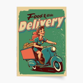 Delivery Plakat Premium 40x60cm - Empik Foto