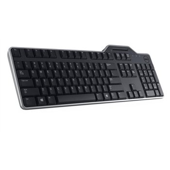 Dell KB813 Smartcard keyboard, Wired, Keyboard layout Estonian, USB, Black - Dell