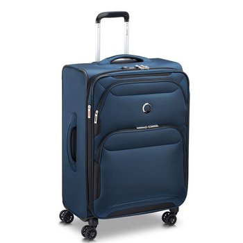 Delsey Sky Max 2.0 średnia niebieska walizka na kółkach 68 cm - DELSEY