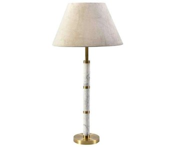 Deluxe gold Lampa marmur - Belldeco