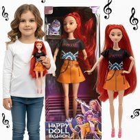 DEMON HUNTERS LALKA MIRA KPOP ŁOWCZYNIE DEMONÓW LALKA K-POP 30 cm MUZYCZNA