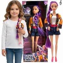 DEMON HUNTERS LALKA RUMI KPOP ŁOWCZYNIE DEMONÓW LALKA K-POP 30 cm MUZYCZNA