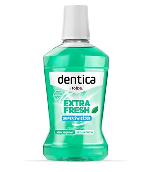 Denticaby tołpa, płukanka do higieny jamy ustnej Extra Fresh Mint, 500 ml - Dentica