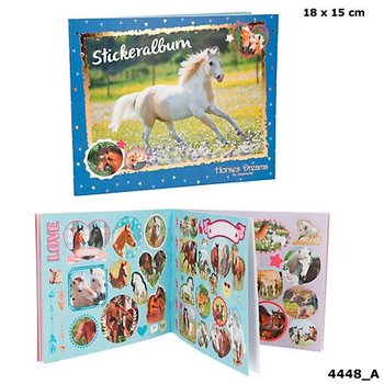 Depesche, Horses dreams, zestaw kreatywny Album z naklejkami, 4448A - Depesche