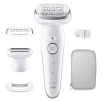 Depilator Braun Silk-Épil 9 Dla Kobiet Nakładka 9-041 Biały/Srebrny Braun