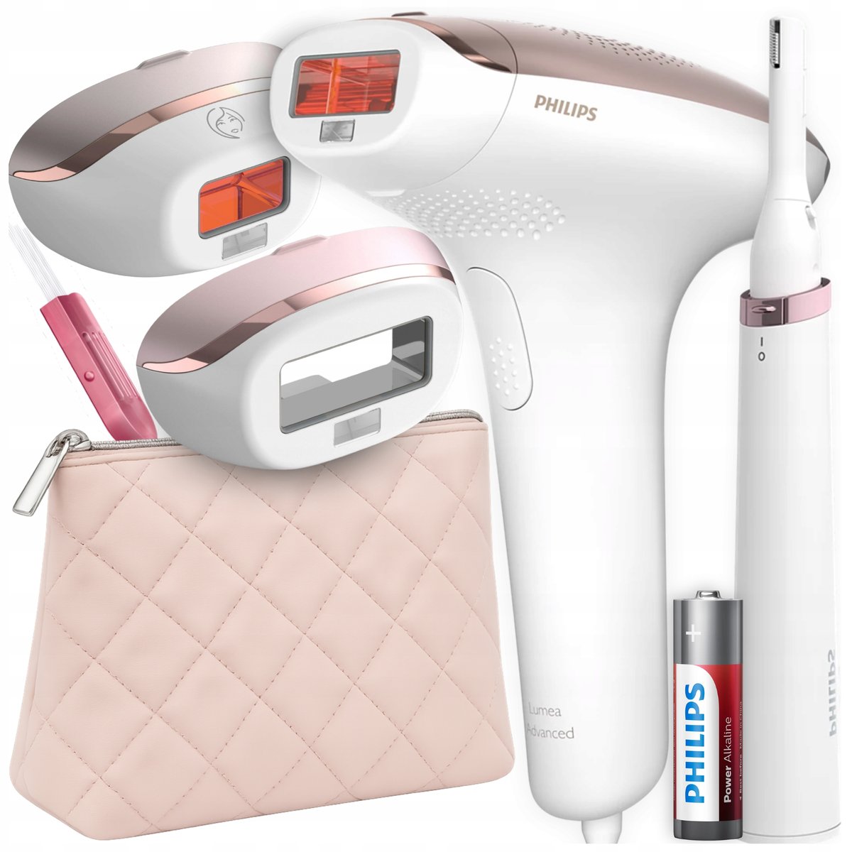 Philips DEPILATOR LASEROWY DO CIAŁA PHILIPS Lumea IPL NÓG PACH TWARZY + ETUI TRYMER