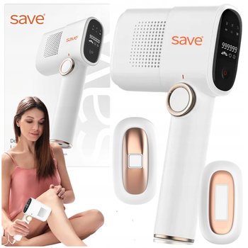 Depilator Laserowy Ipl Z Funkcją Chłodzenia I Zamykania Naczynek 2 Nasadki - Save