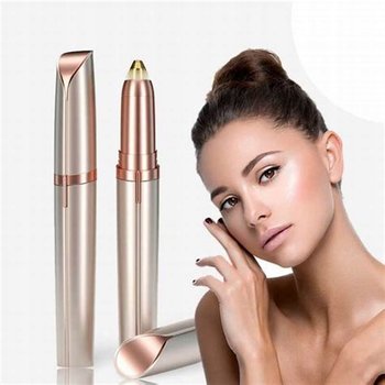 Depilator Trymer Maszynka Do Brwi I Twarzy Flawless Usb Led Kształt Szminki - Inny producent