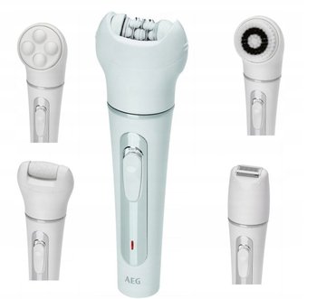 Depilator Zestaw Pielęgnacyjny Dla Kobiet Urządzenie 4W1 Golarka Masażer - AEG