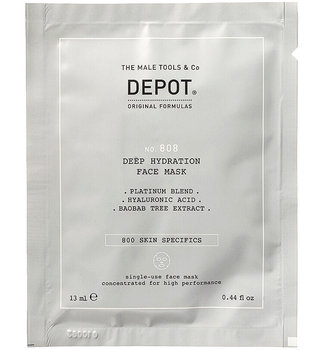 Depot 808 Głęboko nawilżająca i rewitalizująca maska do twarzy - Depot