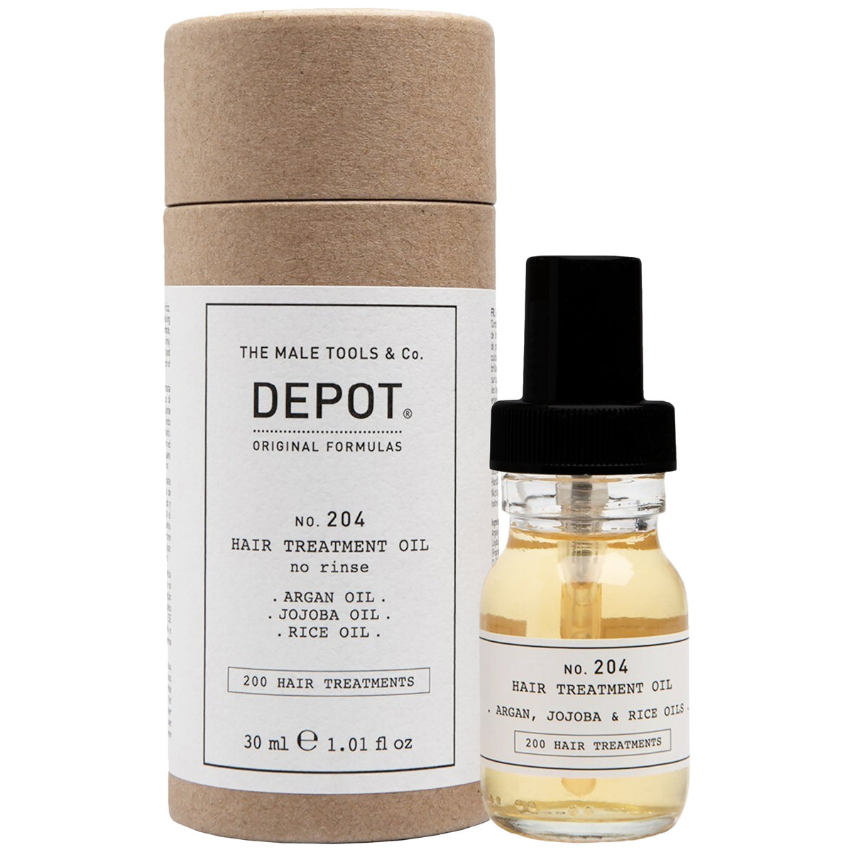 Depot No. 204 Hair Treatment Oil, Odżywczy Olejek Do Pielęgnacji Włosów