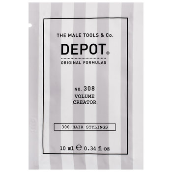 Depot, NO. 308 Volume Creator, Żel na objętość do stylizacji męskich fryzur, 10 ml - Depot