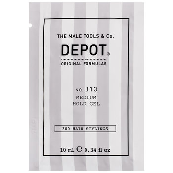 Depot No. 313 Medium Hold Gel, Żel Do Codziennej Stylizacji Włosów, 10ml - Depot