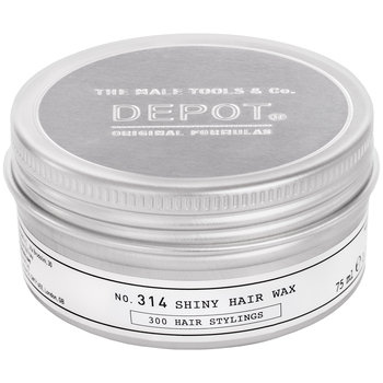 Depot, No. 314 Shiny Hair Wax, Półpłynny wosk nabłyszczający do stylizacji włosów o średnim utrwaleniu, 75 ml - Depot