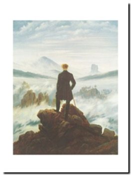 Der Wanderer plakat obraz 60x80cm - Wizard+Genius