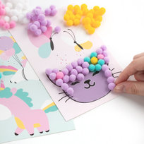 DERFORM, pomponiaste wyklejanki unicorn Kidea Derform