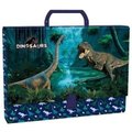 Derform, Teczka z rączką A4 9cm Dinozaur - Derform