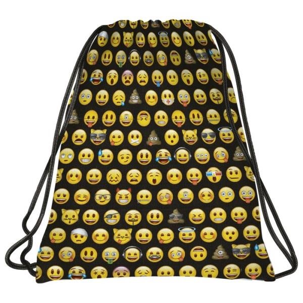 Фото - Шкільний рюкзак (ранець) Derform, worek - plecak, BackUp 2 model A, Emoji 86