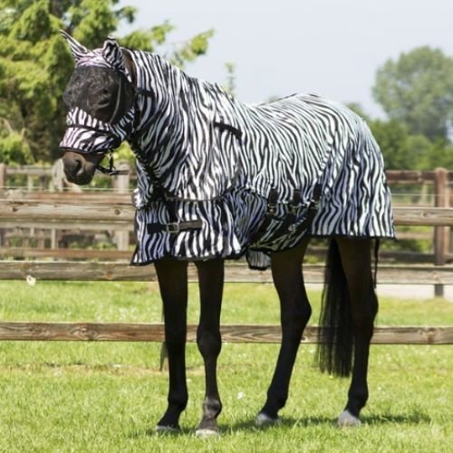 Derka siatkowa QHP Anti-Fly Zebra, z kapturem i maską 125 cm - QHP ...
