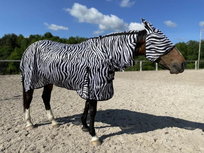 Derka siatkowa START Zebra z szyją i klapą na brzuch Kolor: biały/czarny, Rozmiar: 165 Inna marka
