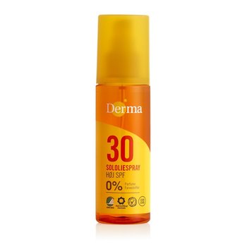 Derma, Sun, olejek słoneczny, SPF 30, 150 ml - Derma