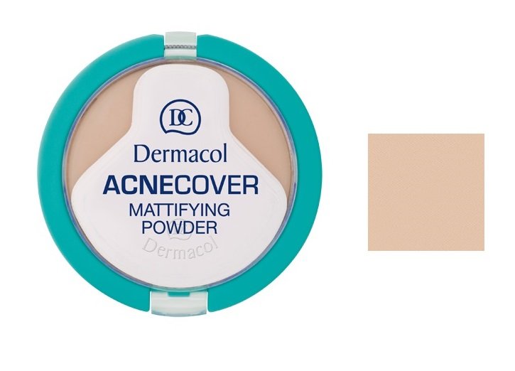 Empik Dermacol, Acnecover, puder matujący do cery problematycznej, 03 Sand, 11 g