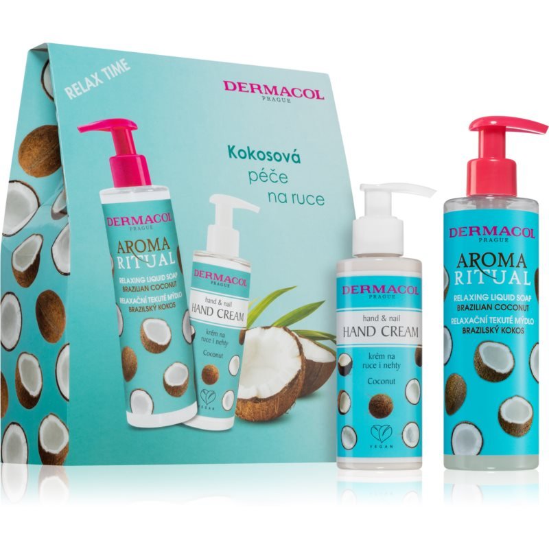 Dermacol Aroma Ritual Brazilian Coconut Zestaw Upominkowy Do Rąk I