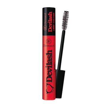 Dermacol, Devilash, pogrubiający tusz do rzęs Black, 12 ml - Dermacol