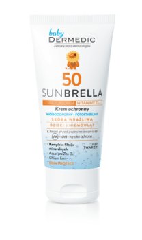 Dermedic, Sunbrella, krem ochronny dla dzieci i niemowlat, SPF 50, 50 g - Dermedic