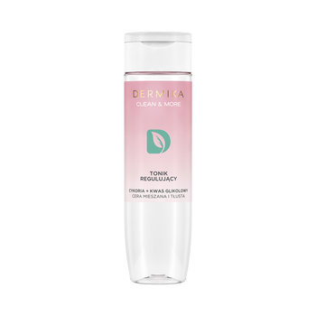Dermika, Clean & More tonik regulujący do cery mieszanej i tłustej Cykoria & Kwas Glikolowy 200ml - Dermika