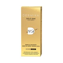 Dermika, Gold 24K Total Benefit, Esencja młodości, krem do skóry wokół oczu, 15 ml
