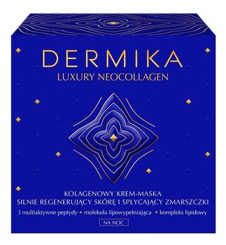 Dermika Luxury Neocollagen, Kolagenowy Krem-maska Na Noc, 50ml - Dermika