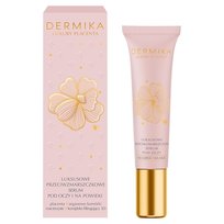 Dermika Luxury Placenta, Przeciwzmarszczkowe Serum Pod Oczy Na Dzień I Na Noc, 15 Ml