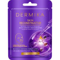 DERMIKA SKIN RECONSTRUCTOR Wysoko skoncentrowany multi-lipidowy rekonstruktor głęboko rewitalizujący. Luksusowa aktywna maska w płacie na twarz, 1 szt