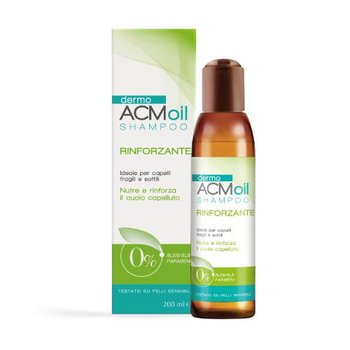 DermoACM Oil RinForzante Szampon Przeciw Wypadaniu Włosów 200 ml - DermoACM