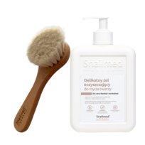 Dermokosmetyczny delikatny żel oczyszczający do mycia twarzy dla cery tłustej i normalnej 300ml + szczoteczka kosmetyczna w prezencie
