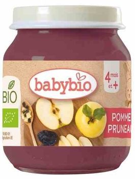 Deser jabłko-śliwka od 4 miesiąca BEZGL. BIO 130 g - BABYBIO