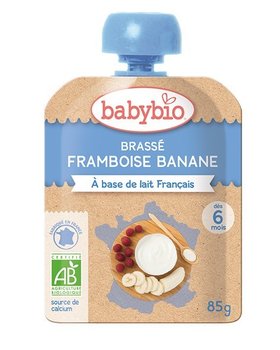 Deser jogurtowy malinowo-bananowy od 6 miesiąca BIO 85 g - BABYBIO