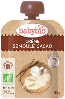 Deser mleczny z semoliną kakaowy od 8 miesiąca BIO 85 g - BABYBIO