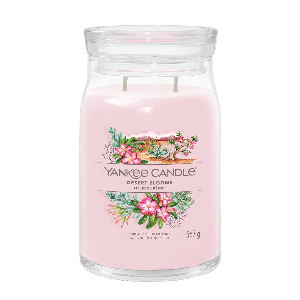 Desert Blooms Yankee Candle Signature duża świeca z dwoma knotami