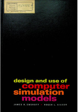 Design and use of computer simulation models - | Książka w Empik