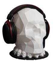 Designerski stojak na słuchawki Czaszka - gaming 3D